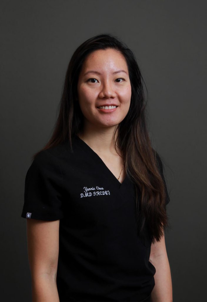 Portrait de Dre. Yannie Chea, prosthodontiste chez Atelier Prostho.